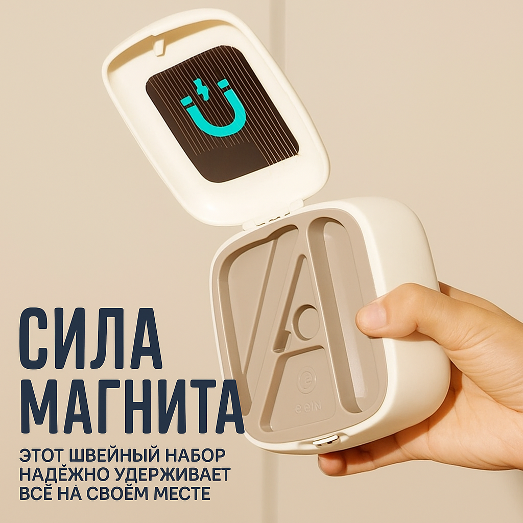 Удобный набор швейных принадлежностей