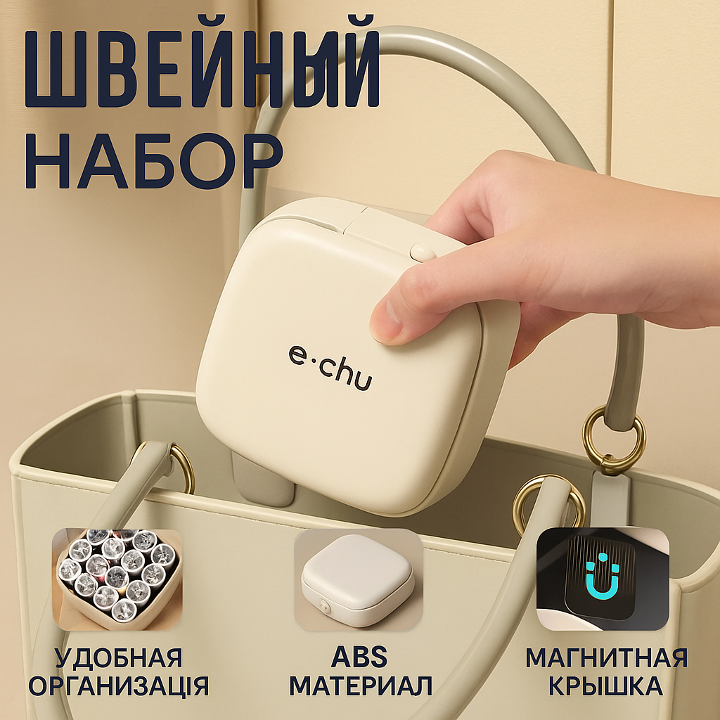 Удобный набор швейных принадлежностей